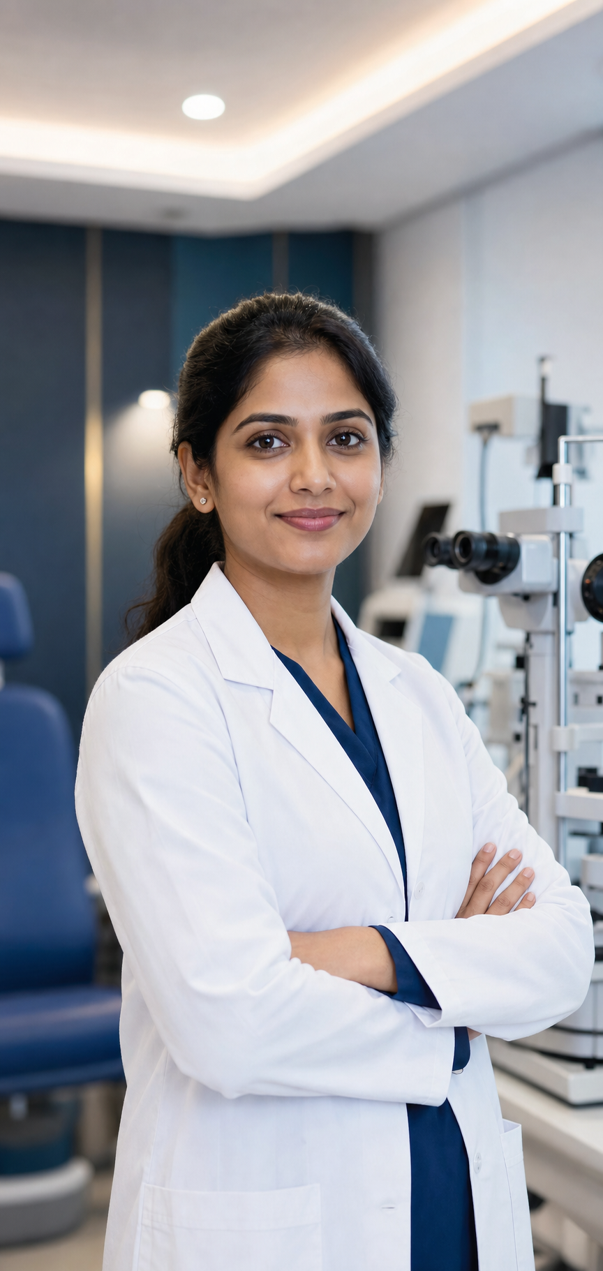 Dr. Priya Menon sample professional portrait